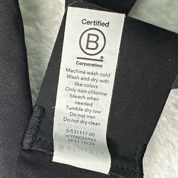 Athleta Sports Bra Womens Black Racerback Athletic Unpadded Plus Size 2X - Picture 4 of 5